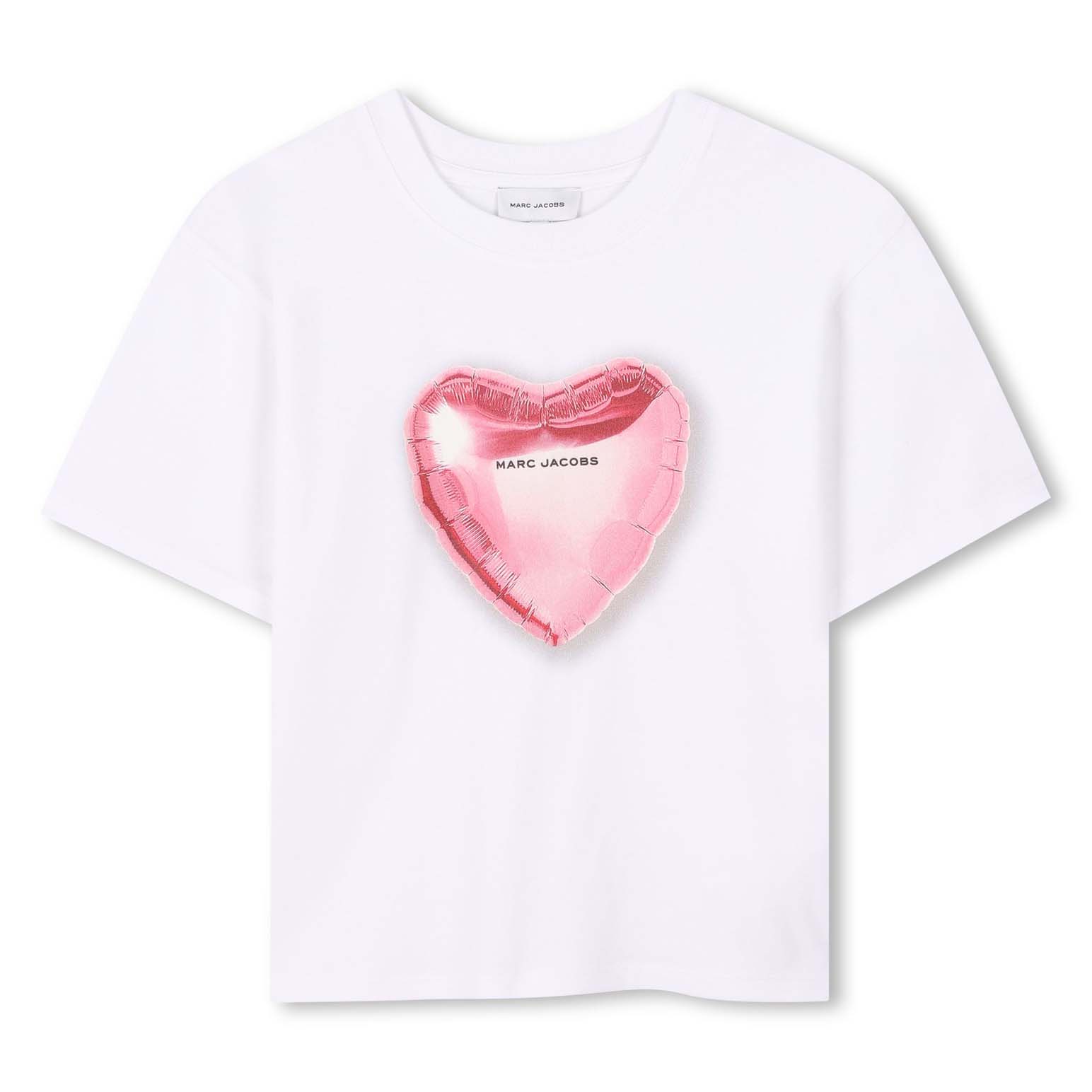 MARC JACOBS Charm Heart T-Shirt 3-10Y